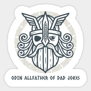 Odin allfather of dad jokes Sticker